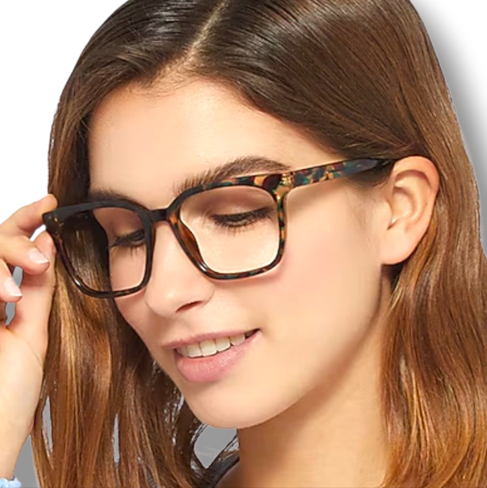 NWOT 💐 Betsey Johnson Women's Tortoise Thick Frame Reading Glasses +1.50